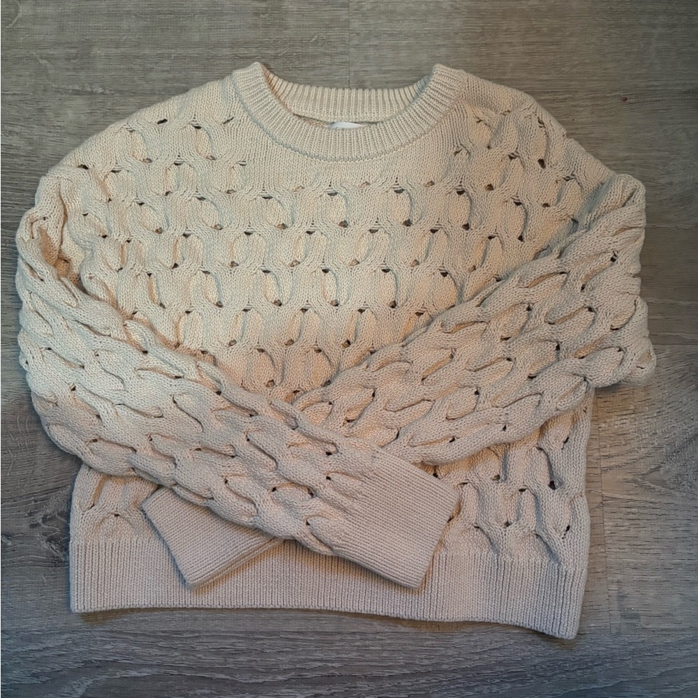 ❤️’ZARA’ GIRLS CREAM SWEATER ❤️